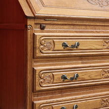 Load image into Gallery viewer, x SOLD Vintage French Secretaire Bureau, Chest of Drawers Bookcase Desk Pull out Slides B10470