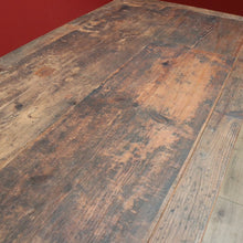 Load image into Gallery viewer, x SOLD Vintage French Style Country Dining Table, Slab Top Table, with large Pedestals B11239