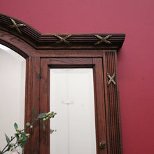 Load image into Gallery viewer, x SOLD Antique French Oak Dressing Table, Mirror Back Hall Cabinet Cupboard, Marble Top. B10522