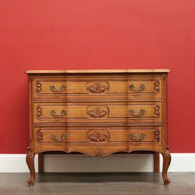 Load image into Gallery viewer, x SOLD Vintage French Chest of Drawers. French 3 Drawer Hall Cabinet Lamp Cupboard B10472