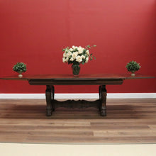 Load image into Gallery viewer, x SOLD Vintage French Dining Table 2 Leaves, French Oak 2 Leaf Extension Kitchen Table B10758