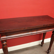 Load image into Gallery viewer, x SOLD Antique English Mahogany Hall Table With 2 Drawers to the Apron, Side Table. B10384