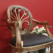 Load image into Gallery viewer, x SOLD Vintage Italian Gilt Timber Bedroom Chair, Armchair, Hall Chair, Lounge Chair B10803