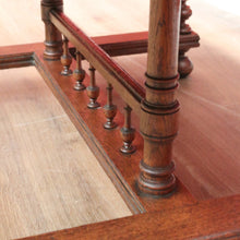 Load image into Gallery viewer, x SOLD Antique French Desk, Stretcher Base Desk or Table for Four. Antique Office Desk B10870