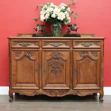 Load image into Gallery viewer, Antique French Oak Sideboard, French 3 Door 3 Drawer Sideboard Cabinet Cupboard B10318