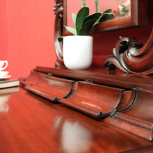 Load image into Gallery viewer, x SOLD Antique Dressing Table, Antique English Mahogany 6 Drawer Mirror Dressing Table. B9671