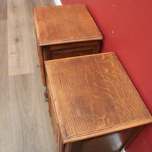 Load image into Gallery viewer, x SOLD Pair of Vintage Lamp Cabinets, pair of Bedside Table, Lamp tables Hall Cabinets. B10957