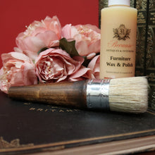 Load image into Gallery viewer, Cleaning Pack - 1 x 250ml Bottle of Because Wax and Polish and 1 x 20cm Natural Bristle Polishing Brush