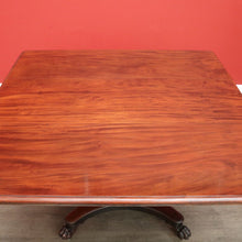Load image into Gallery viewer, x SOLD Antique English Mahogany 8 Seat Dining Kitchen Table with Lion Paw Feet. B9651