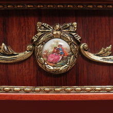 Load image into Gallery viewer, x SOLD Vintage Italian Walnut, Marble and Gilt Brass Hall Table, Lamp or Side Table B11252