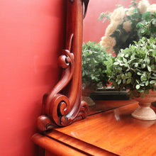 Load image into Gallery viewer, x SOLD Antique Australian Cedar Sideboard, Mirror Back Inverted Breakfront Sideboard B11096
