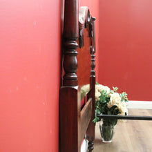 Load image into Gallery viewer, x SOLD Antique Australian Cedar Single Carved Bed, Head, Foot and rails B10732