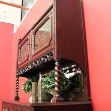 Load image into Gallery viewer, x SOLD Antique French Oak Sideboard 2 Height Cabinet Cupboard, One of 2 available. B10213a