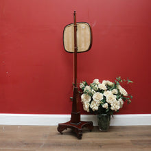 Load image into Gallery viewer, Antique William IV English Rosewood Pole Screen, Tapestry Insert Frame to Top. B11273