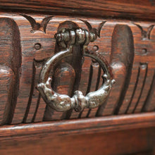 Load image into Gallery viewer, x SOLD Antique French Farmhouse Oak Sideboard, Hall Cabinet, Two Drawer Drinks Cabinet B11114
