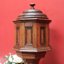 Load image into Gallery viewer, x SOLD Antique French Oak Baptismal Font. Antique French Church Gothic Baptism Font. B11030