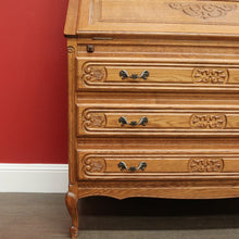 Load image into Gallery viewer, x SOLD Vintage French Secretaire Bureau, Chest of Drawers Bookcase Desk Pull out Slides B10470