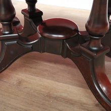 Load image into Gallery viewer, x SOLD Antique Australian Cedar Oval Table, Dining Table, Glass Top Kitchen, Hall Table B11099