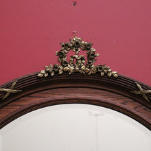 Load image into Gallery viewer, x SOLD Antique French Oak Dressing Table, Mirror Back Hall Cabinet Cupboard, Marble Top. B10522