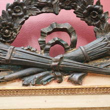 Load image into Gallery viewer, Vintage Palladio Italy Wall Hanging Italian Mirror, Neoclassical torch and swags B10698