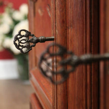 Load image into Gallery viewer, x SOLD Pair of Antique French Bedside Tables Antique Lamp Tables, Side Tables Cupboards B11002