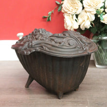 Load image into Gallery viewer, x SOLD Antique French Coal Scuttle ideal as Magazine holder, Kindling storage, Firewood B10493