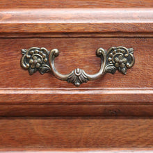 Load image into Gallery viewer, x SOLD Vintage French Oak Writing Bureau, Office Desk, Desk with Drawers Below c1940 B10961