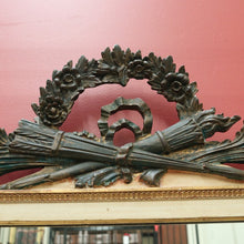 Load image into Gallery viewer, Vintage Palladio Italy Wall Hanging Italian Mirror, Neoclassical torch and swags B10698