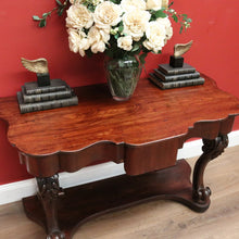 Load image into Gallery viewer, x SOLD Antique Australian Cedar Hall Table, Console Table, Single Drawer Sofa Table B10800