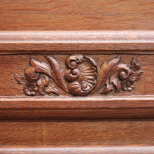 Load image into Gallery viewer, x SOLD Vintage French Oak Writing Bureau, Office Desk, Desk with Drawers Below c1940 B10961