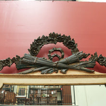 Load image into Gallery viewer, Vintage Palladio Italy Wall Hanging Italian Mirror, Neoclassical torch and swags B10698