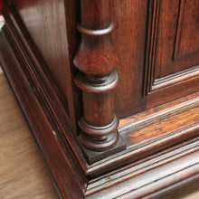 Load image into Gallery viewer, x SOLD Antique French Farmhouse Oak Sideboard, Hall Cabinet, Two Drawer Drinks Cabinet B11114