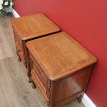 Load image into Gallery viewer, x SOLD Pair of Antique French Bedside Tables Antique Lamp Tables, Side Tables Cupboards B11002