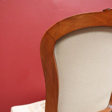 Load image into Gallery viewer, x SOLD Vintage French Chair, French Tapestry Seat Back Ladies Chair, Hall Bedroom Chair B11051