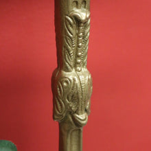 Load image into Gallery viewer, x SOLD Antique French Brass Umbrella Holder with Handle, Walking Stick Holder, Art Deco B10484