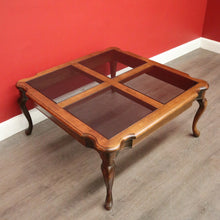 Load image into Gallery viewer, x SOLD Australian Van Treight NSW, Oak and Glass Coffee Table of Square Form. B9863