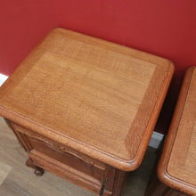 Load image into Gallery viewer, x SOLD Pair of Antique French Bedside Tables Antique Lamp Tables, Side Tables Cupboards B11002