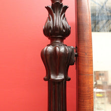 Load image into Gallery viewer, x SOLD Antique English Mahogany Mirror, Chest of Drawers Mirror, Toilet Mirror Drawer B10680