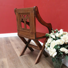 Load image into Gallery viewer, x SOLD Antique French Church Chair, Ecclesiastic Chair. Hall Chair Desk Chair Armchair B10670