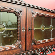 Load image into Gallery viewer, x SOLD Antique French Oak Sideboard 2 Height Cabinet Cupboard, One of 2 available. B10213a