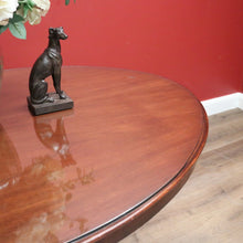 Load image into Gallery viewer, x SOLD Antique Australian Cedar Oval Table, Dining Table, Glass Top Kitchen, Hall Table B11099