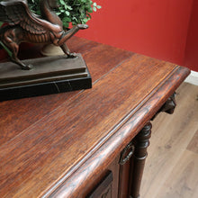 Load image into Gallery viewer, x SOLD Antique French Farmhouse Oak Sideboard, Hall Cabinet, Two Drawer Drinks Cabinet B11114