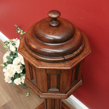 Load image into Gallery viewer, x SOLD Antique French Oak Baptismal Font. Antique French Church Gothic Baptism Font. B11030