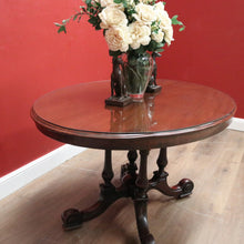 Load image into Gallery viewer, x SOLD Antique Australian Cedar Oval Table, Dining Table, Glass Top Kitchen, Hall Table B11099