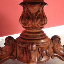 Load image into Gallery viewer, x SOLD Antique English Burr Walnut Kitchen or Dining Table for 4, Centre or Foyer Table B11153