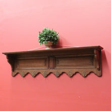 Load image into Gallery viewer, x SOLD Antique French Coat Rack, Oak and Brass Umbrella Holder, Scarf and Hat Rack B10780