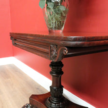 Load image into Gallery viewer, x SOLD Antique English Mahogany Tea Table, Sofa Table, Fold Over Games Card Table B10651