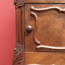 Load image into Gallery viewer, x SOLD Antique French Bedside Table, Lamp Table with Marble Top and Marble Insert B10662