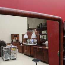 Load image into Gallery viewer, x SOLD Antique English Mahogany Mirror, Chest of Drawers Mirror, Toilet Mirror Drawer B10680