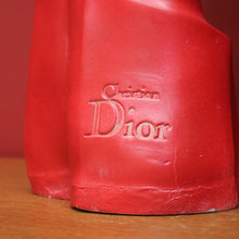 Load image into Gallery viewer, x SOLD Christian Dior Paris Glove Face Mannequin, 1930-1950 Shop Display Mannequin Red B10477